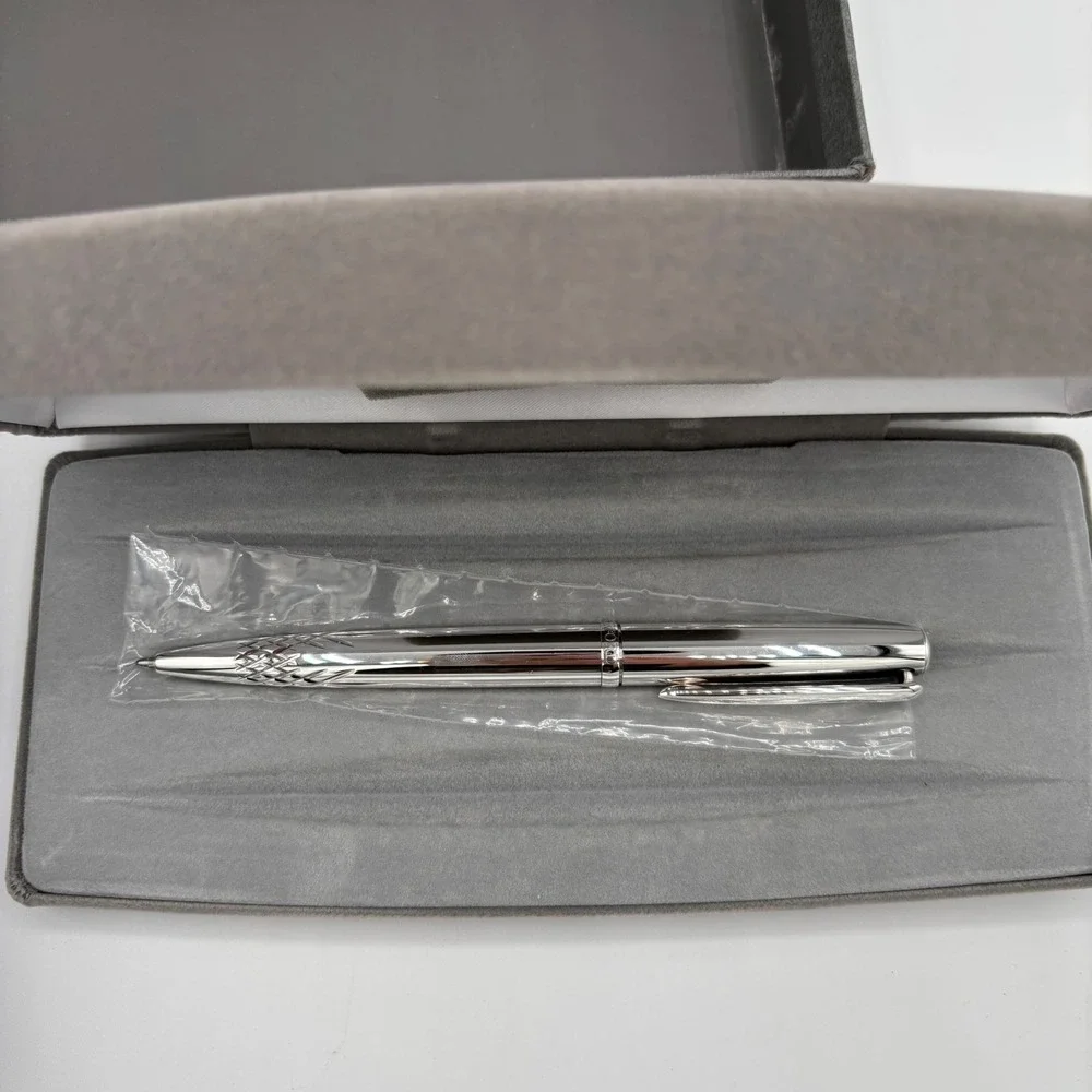 Waterford Lismore Silver Plated Ballpoint Pen W209LI Diamond Cut New in Box